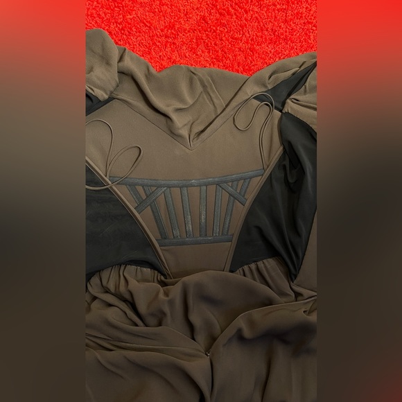 Vivienne Westwood VINTAGE BRAND NEW AW16 COCOTTE CORSET DRESS Brown IT40 - Picture 17 of 17